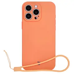 Bizon Case Silicone Magnetic Apple iPhone 16 Pro carrot