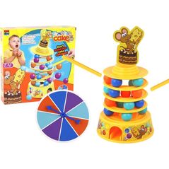 LeanToys Gra Zręcznościowa Mysz Myszki Kulki Zjeżdżalnia Wieża Piłeczki