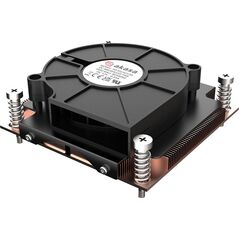 Chłodzenie CPU Akasa Akasa 1U Intel LGA 1700 CPU-Kühler - Kupfer