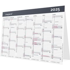 Mayland-Burde Kontor-bordkalender Moderne A5 2025 14252278 5700865058103