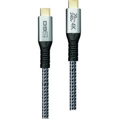 2GO 797515 kabel USB USB 3.2 Gen 2x2 2 m USB C Srebrny