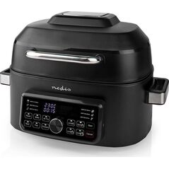 Φριτέζα αέρα Nedis Φριτέζα Nedis KAAFG600BK Μονό 6 l Αυτόνομη φριτέζα 1660 W Μαύρο 13840713 5412810441389