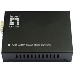 Konwerter światłowodowy LevelOne LevelOne Konverter GVT-2015 10/100/1000T>RJ45 to SFP 60W  sw