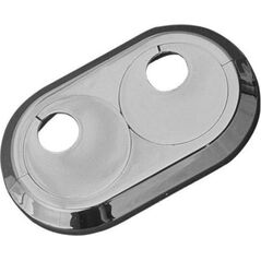 Capricorn Διπλό ασημί ροζέτα κάλυψης 18mm (DWZ) 14152052 5900308304709