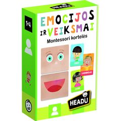 Τακτική HEADU Flashcards Συναισθήματα και ενέργειες Montessori (Στη λιθουανική γλώσσα.) 13930100 8057592352941