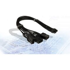 Προσαρμογέας Inter-Tech AV Inter-Tech Adapter GPU-02 (12pin) auf 3x8pin PCIe, 34cm 13959918 4260455648349