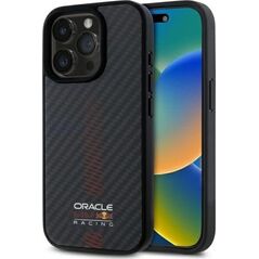 Red Bull RBHMP15L24CFGSMK iPhone 15 Pro 6.1" hardcase black/black Carbon Fiber Power Bar MagSafe