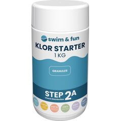 Swim & Fun Klor Starter Fast Disolving Granules, 1 kg 13843208 5704840000000