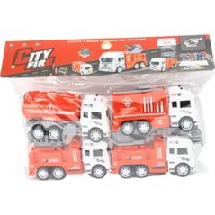 Mattel Fire brigade cars 4 τεμ/συσκευασία JW567-052 11076 13870277 5908287011076