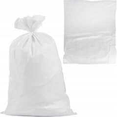 Worek polipropylenowy 80x125cm 80kg /Biały