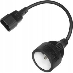 Savio SAVIO CL-180 Προσαρμογέας ρεύματος IEC C14 - CEE 7/5 (E) 15 cm 13749885 5901986048886