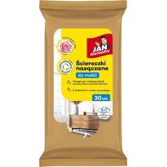 JAN NIEZBĘDNY Ściereczki nasączane do mebli 3w1 1op.-30 sztuk