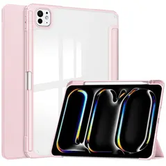 Bizon Case Tab Clear Matt Apple iPad Pro 11" 5 gen. 2024 pink