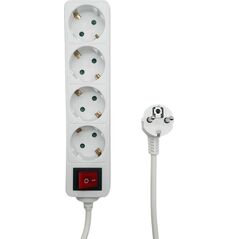 Καλώδιο τροφοδοσίας MicroConnect Microconnect MC-GRU0045WS splitter 5 m 4 x πρίζα ρεύματος Indoor White 13397524 5715063307243