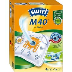 Σακούλα ηλεκτρικής σκούπας Swirl Swirl M 40 Staubsaugerbeutel für Miele und Hoover – passend für Miele Classic C1, Complete C2+3, S 8340 + GN und Hoover H72+73 & AT70 AT Athos 13801452 4006510000000
