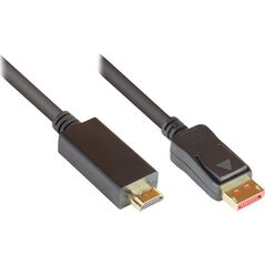 Προσαρμογέας AV Alcasa Προσαρμογέας καλωδίου Alcasa DP14-HDMI 2 m DisplayPort Μαύρο 13395136 4014619737611