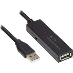 Alcasa GC-M0134 kabel USB USB 2.0 20 m USB A Czarny