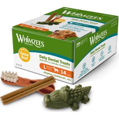 Whimzees Whimzees Ποικιλία L, 14 τεμάχια, 840 g, κουτ 13278418 8718627754993