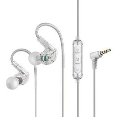 Ακουστικά ήχου MEE MEE Audio M6-R3 Αθλητικά ακουστικά μέσα στο αυτί με τηλεχειριστήριο, IPX5 - Clear 13307721 616312616459