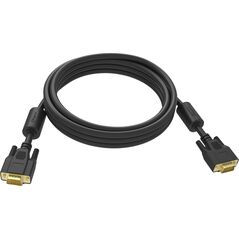 Cable Vision VISION Επαγγελματική εγκατάσταση staugliches VGA-Verbindungskabel - 30 JAHRE GARANTIE - Vergoldete Anschlusse - Ferritkerne an beiden Enden - VGA (M) zu VGA (M) - Aussendurchmesser 8,0 mm - 28 m Schlusse - 10 13354385 4911613000003
