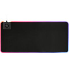 Deltaco RGB pad pelės kilimėlis DELTACO GAMING su bevieliu greituoju krovimu, 10W, 900x400, juodas / GAM-092 13421857 7333048042453