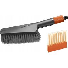 Σετ πλυσίματος Gardena GARDENA Cleansystem με βούρτσα χειρός M μαλακή, βούρτσα πλυσίματος (γκρι, συμπεριλαμβανομένων 10 ξυλιών σαπουνιού) 13339685 4066407002463