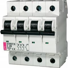 Etipo Αυτόματος διακόπτης ETI-Polam Asti-Etimat 10 002136717 3P+N C 20A 10kA AC 13475142 5904722942448