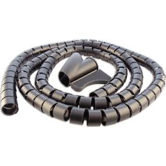 Schwaiger organizer Schwaiger Kabelspiralschlauch 28mm 1,5 m Schwarz 13333252 4004005358179