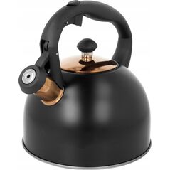 CZAJNIK STALOWY 2.5L INDUKCJA GAZ BRUNBESTE BB-2457 CZARNY ROSE GOLD