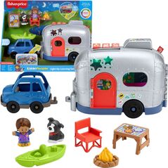 Fisher-Price Interaktywny edukacyjny Kamper Małego odkrywcy światło/dźwięk