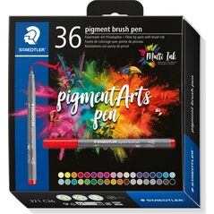 Στυλό πινέλου Staedtler STAEDTLER MultiInk Pigment Arts 36er-Set sort. λιανική πώληση 13336023 4007817096932