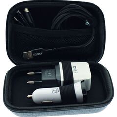 2GO 2GO Reise-Set All in One 3-tlg. Καλώδιο USB + Ladegerät 13336665 4010425972062