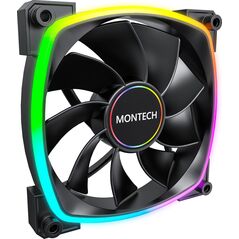Montech Montech RX140 PWM ARGB Reverse Lüfter - 140mm, schwarz