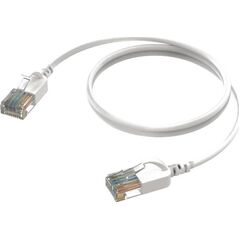 Καλώδιο δικτύου Procab PROCAB CSD560W/1.5 Slimline - CAT6A RJ45 - RJ45 U/UTP λευκή έκδοση - 1,5 mA 13341561 5414795047334