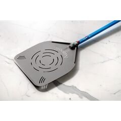 GI.METAL Gi.Metal Napoli Ορθογώνια Διάτρητη Πίτσα Peel 36x36 cm Λαβή 60 cm 14194712 8019618182550