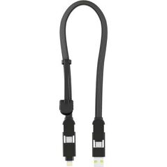 Rolling Square Καλώδιο USB Rolling Square Cable - inCharge XL 30cm μαύρο - Εγγυημένη ασφάλεια. Απλές δόσεις. Δωρεάν αποστολή από 170 PLN. 13342123 7640170466713