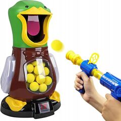 ExtraLink EXTRALINK TOYS GŁODNA KACZKA STRZELANIE DO CELU DLA DZIECKA 2X PISTOLET 24 KULKI + OKULARY