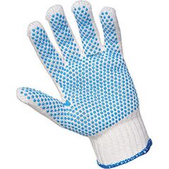 Handske str M med Dotter Strike Bomuld/Polyester, 12 pairs/pk 14002676 5706461115806