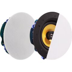 Vision VISION Professional 6,5-Zoll-Deckenlautsprecherpaar - 30 JAHRE GARANTIE - 60 W Leistung - 2-Wege - magnetisches Gitter - Kevlar-Tieftoner und 0,75-Zoll-Titan-Hochtoner , Ausschnitt : Aussendurchmesser: 227 mm - Weis 13354398 4815044000000