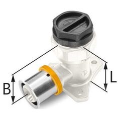 KAN-therm PPSU PRESS POD FOR BAT. ΜΕ ΜΑΚΡΑ ΑΥΤΙΑ 16Χ2 G1/2 13946174 5901615078079