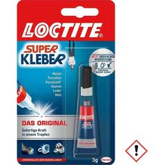 Loctite Loctite Superkleber Flüssig, Tube mit 3g, 9H LTK1C 13979216 4015000417136