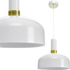 Lampa wisząca Milagro Nowoczesna lampa sufitowa biała Milagro MALMO MLP6197