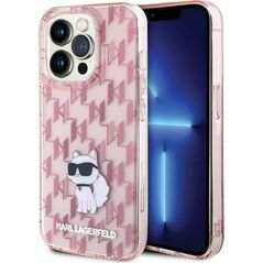 Karl Lagerfeld Karl Lagerfeld KLHCP15LHNCMKLP iPhone 15 Pro 6.1" różowy/pink hardcase Monogram Choupette