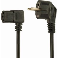 Kabel zasilający Gembird Kabel zasilający komputerowy, kątowy z certyfikatem VDE Gembird (1,5 m)