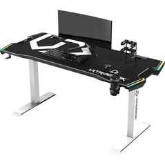 Biurko Ultradesk Force Snow Białe 166 cmx70 cm