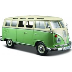 Maisto Model kompozytowy Volkswagen Van Samba beżowo-zielony
