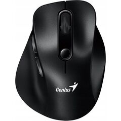 Mysz Genius Mysz bezprzewodowa Genius Ergo 9000S Mini Czarna Cichy klik Bluetooth 5.0 + 2,4GHz