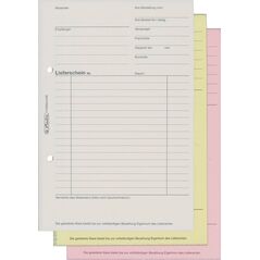 Herlitz Herlitz Lieferscheinbuch A5 205 3x40 selbstdurchschreibe 13812392 4008110883540