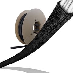 Organizer Ετικέτα THE CABLE LTC Klettrolle Pro Cable Tube 10m with Bündeln&Ordnen schwarz 13812458 4260162071652