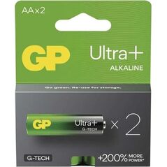 GP Bateria alkaliczna, AA (LR6), AA, 1.5V, GP, blistr, 2-pack, Ultra Plus